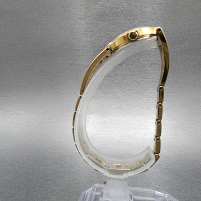 Seiko Watch Women 20mm MOP Dial Gold Tone Round 1n000gn0 New Battery6