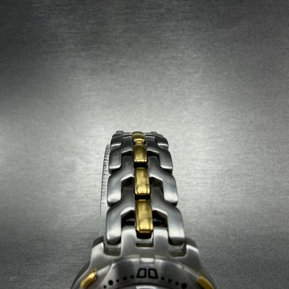 P Guionnet Dive Watch Women 28mm White Dial Two tone Date Round New Battery4