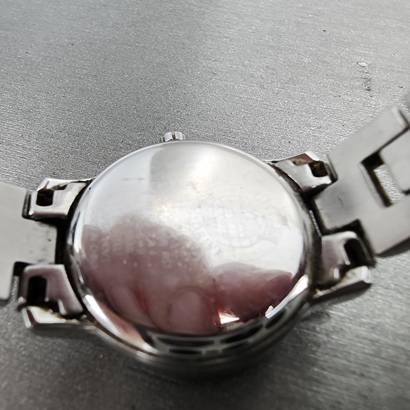 Citizen EcoDrive Wicca Watch Women 25mm Pink Dial Silver Tone Date Round Runs9