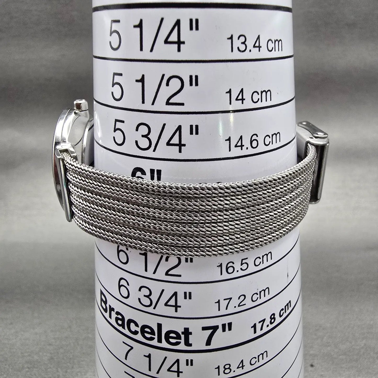 Skagen Watch Women 26mm Silver Dial Silver Tone Date Round  355SSS1 New Battery9