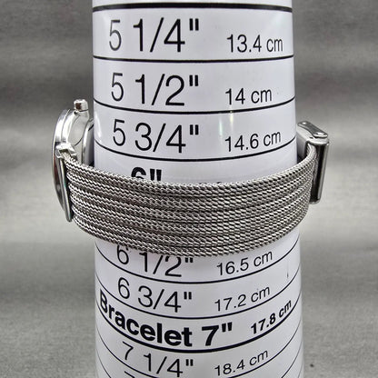 Skagen Watch Women 26mm Silver Dial Silver Tone Date Round  355SSS1 New Battery9
