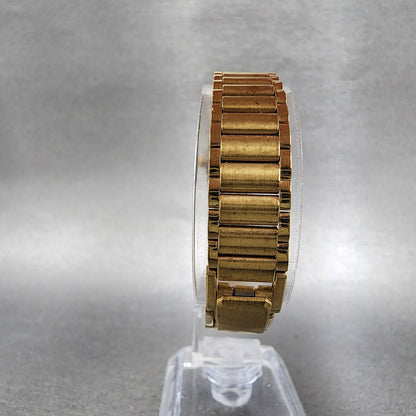 Citizen CQ Watch Women 17mm Black Dial Gold Tone Round 3220S10034 New Battery7