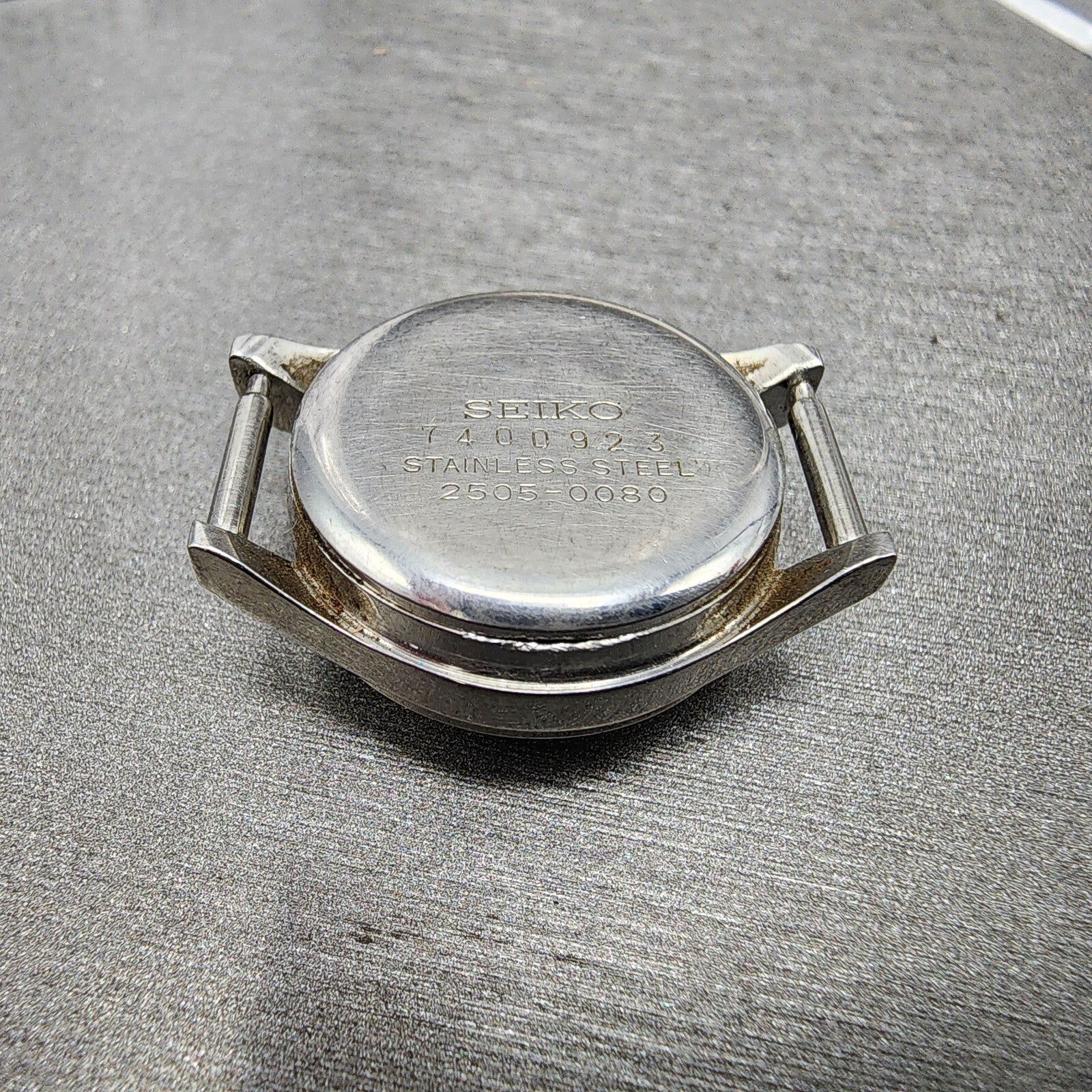 Seiko Seikomatic Lady Watch Women 22mm Silver Dial Steel Date Round Runs7