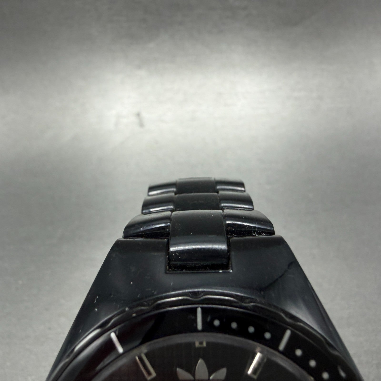 Adidas Cambridge Watch Men 44mm Black Dial Black Tone Date Round New Battery4