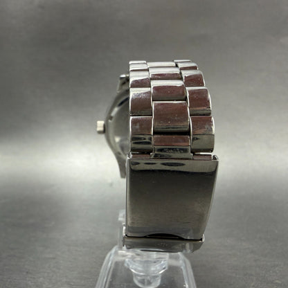 Wenger Swiss Military Dive Watch Men 39mm White Dial Steel Date Round New Batt7