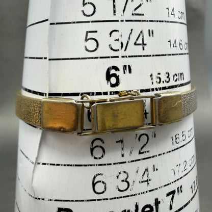 Bulova Watch Women 17mm Champagne Dial Gold Tone 83387 New Battery Diamond10