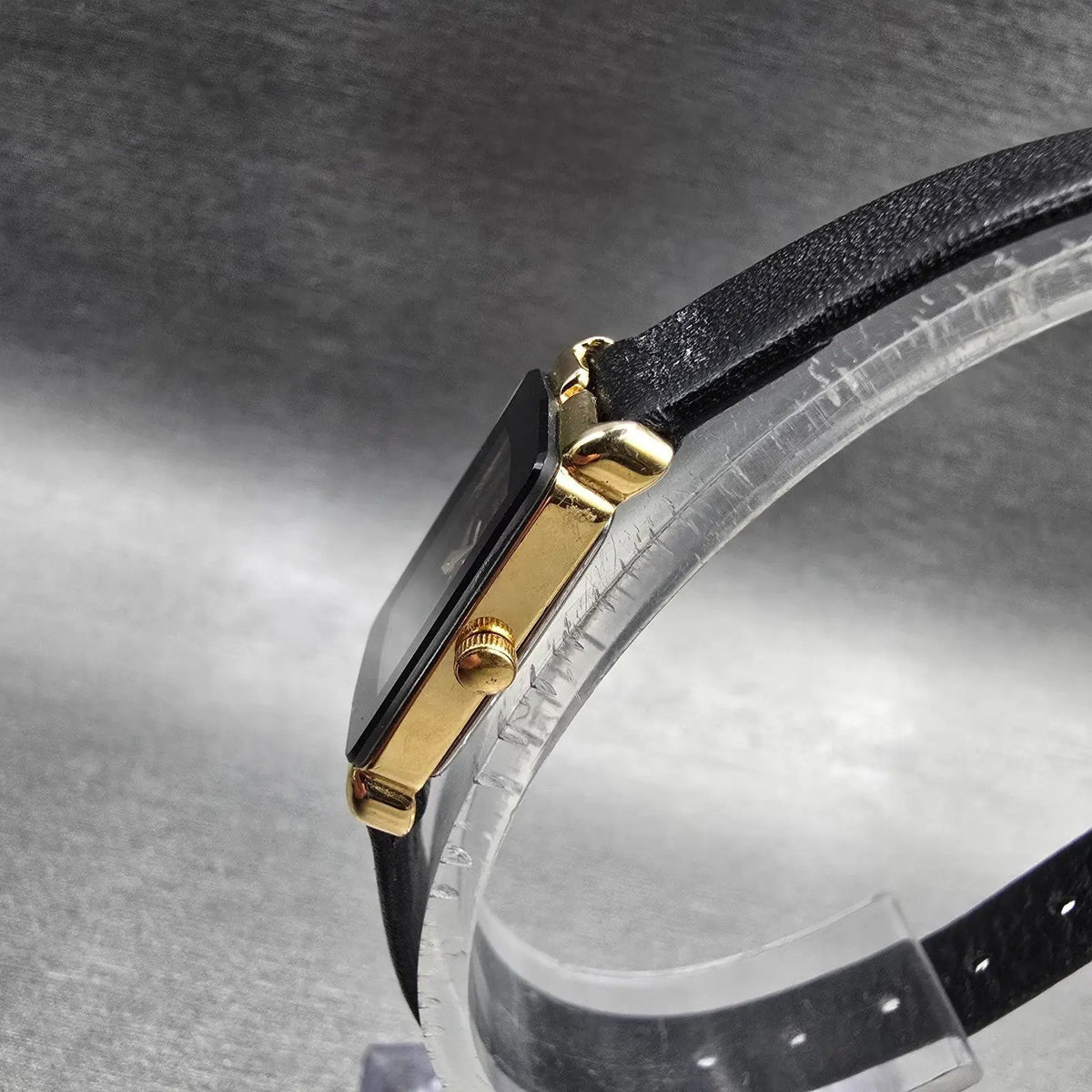 Citizen Elegance Watch Women 13mm Black Dial Gold Tone 5420-S21966 New Battery J2