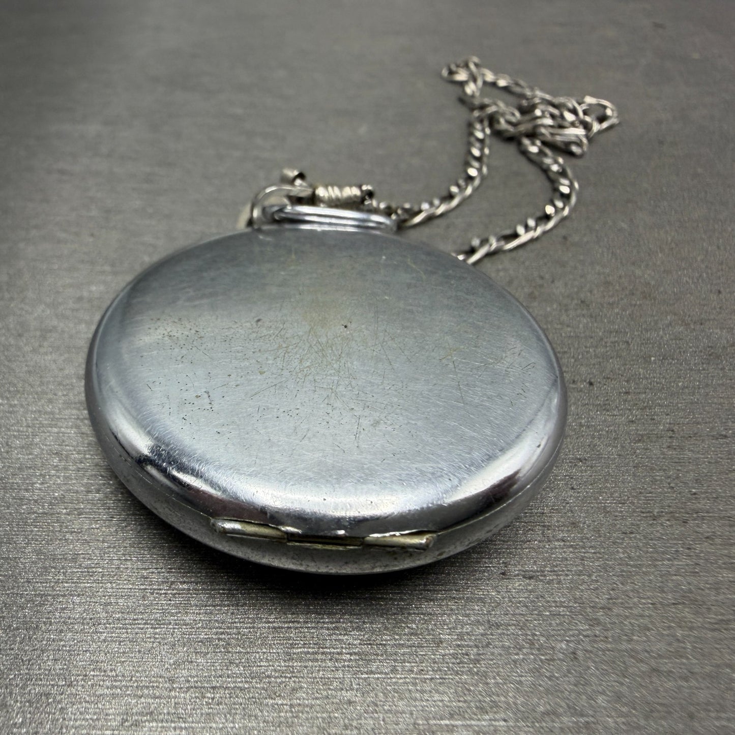 Waltham Pocket Watch White Dial Silver Tone Manual Wind Grade 225 PARTS8