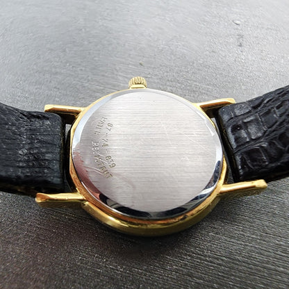 Movado Watch Women 21mm Gold Dial Gold Tone Round 8724839 New Battery9