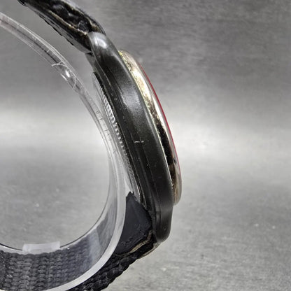 Victorinox Swiss Army Watch Men 39mm White Dial Black Tone Date Round PARTS JKQ4