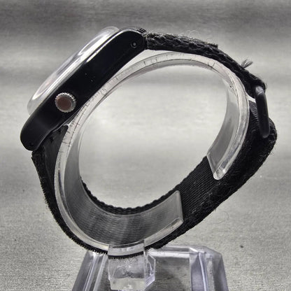 Swatch Access DOUBLE LOOP Watch Men Purple Dial Black Tone SKB100 New Battery6