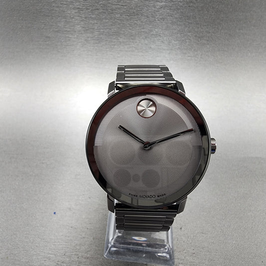 Movado Bold Evolution 2.0 Watch Men 40mm Gray Dial Gray Tone Round 36007960