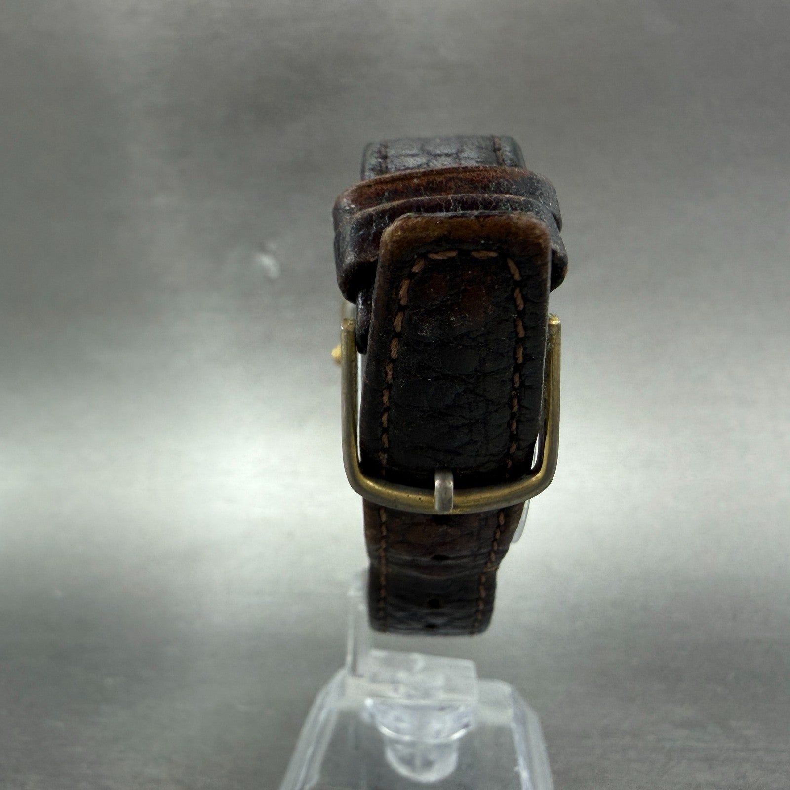 Seiko Watch Men 28mm Cream Dial Gold Tone Octagon Vintage 6430-5179 New Battery7