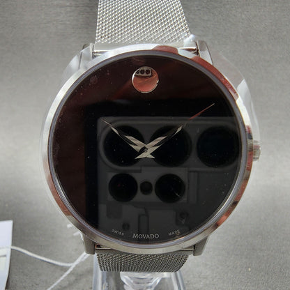 Movado Museum Classic Watch Men 39mm Black Dial Stainless steel Round 06072191