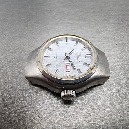 Seiko Automatic Watch Women 24mm Gray Dial Silver Tone Daydate 270607705
