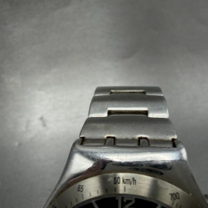 Swatch irony Chrono Blustery Watch Men 40mm Blue Dial Steel Date YCS438G NewBat4