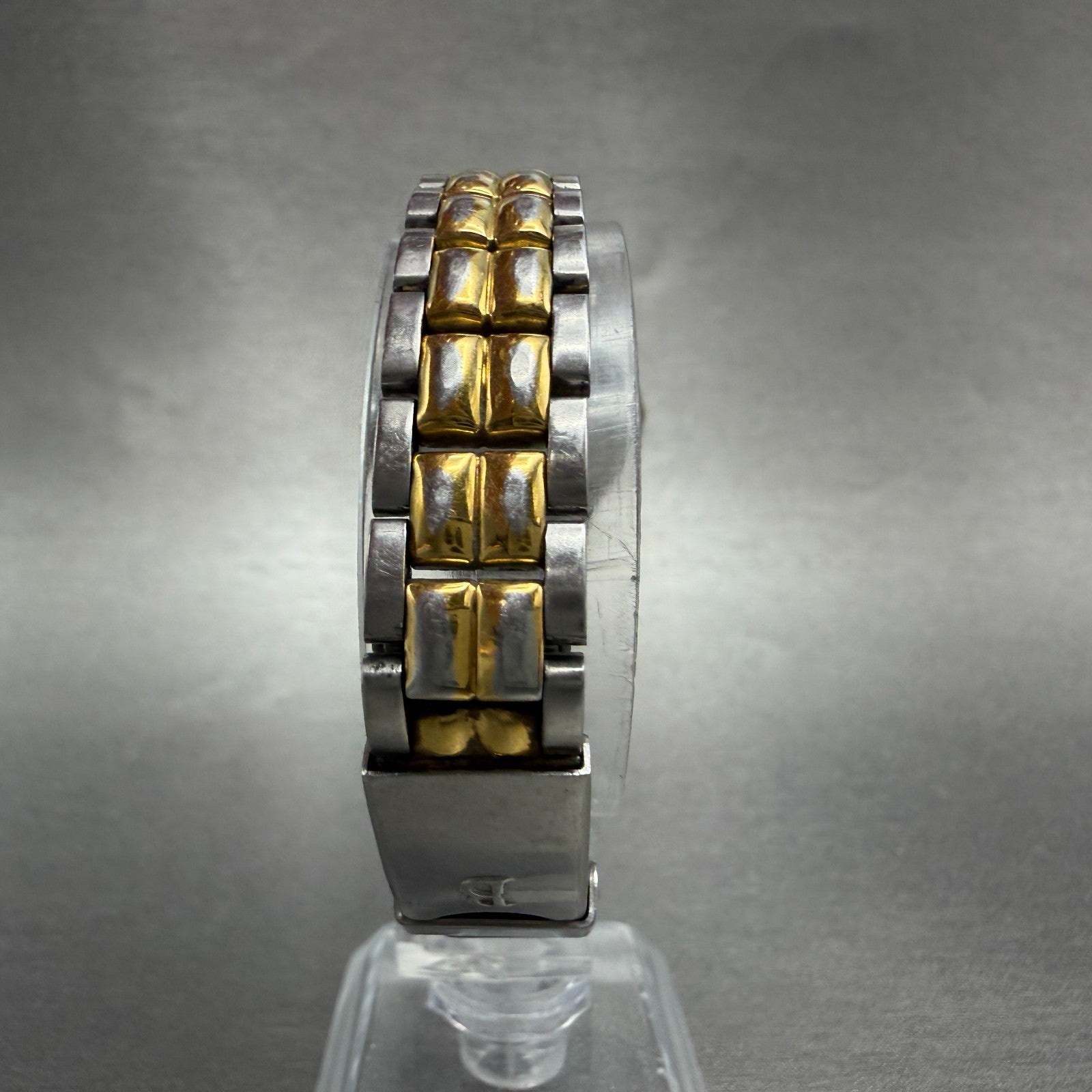 Bulova Marine Star Watch Women 26mm Silver Dial Two Tone Date 90G19 New Battery7