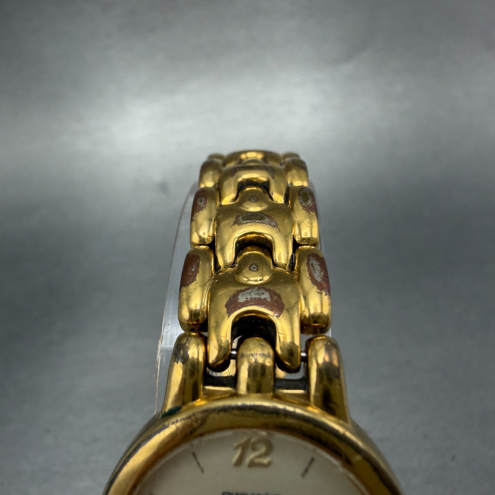 Seiko Watch Women 24mm Cream Dial Gold  Tone Round V700-6389 New Battery4