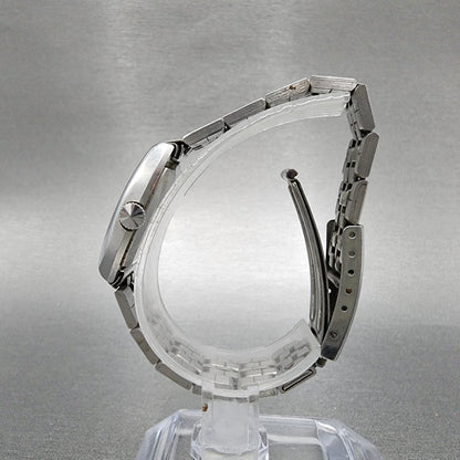 Seiko Watch Women 26mm Silver Dial Silver Tone Manual Wind 25593140 Runs6