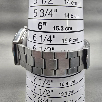 Seiko QT Watch Men 36mm Silver Dial Silver Tone Daydate Round 0823-8000 New Batt9