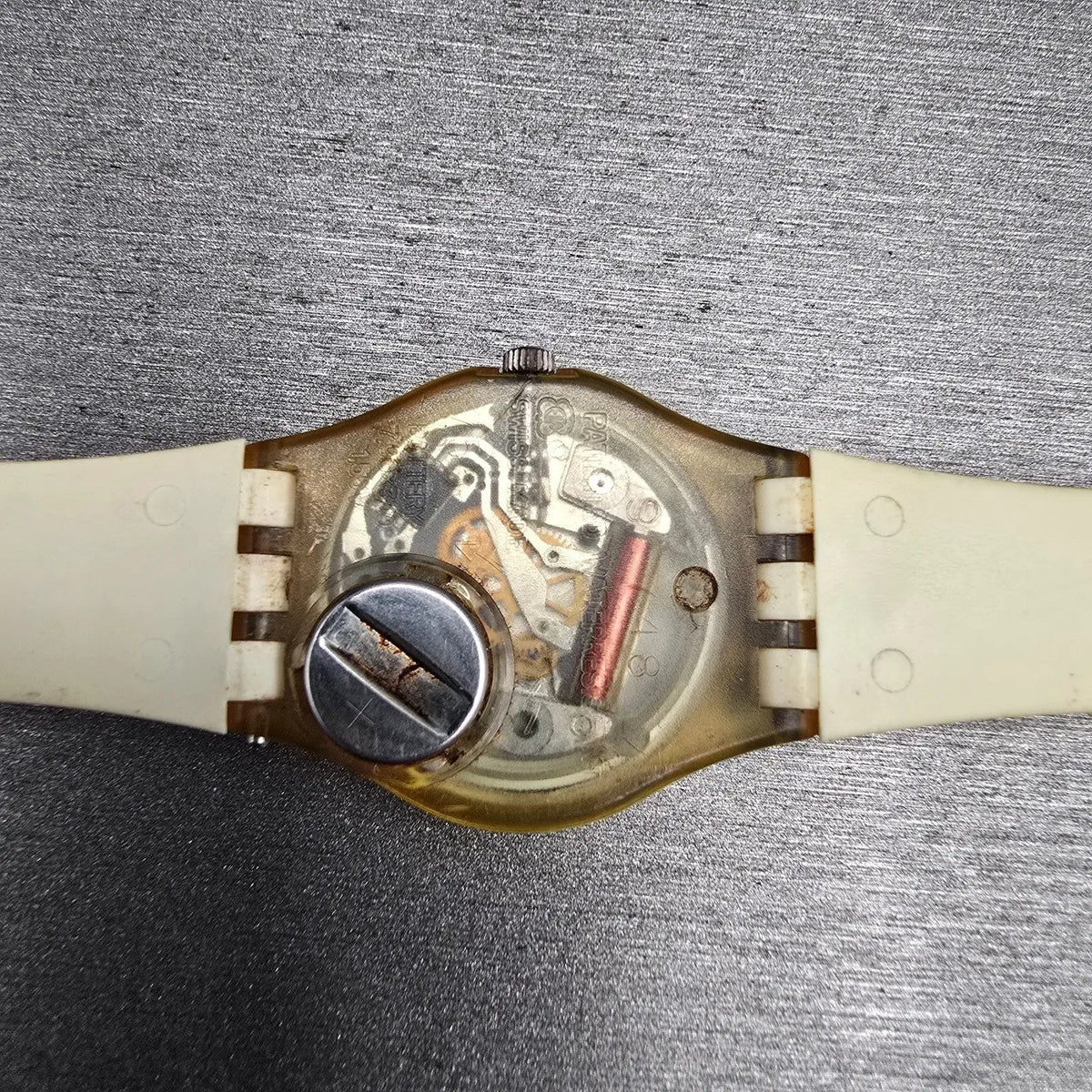 Swatch Luna Di Capri Watch Women 25mm Blue Dial Round LK109 New Battery Vintage10