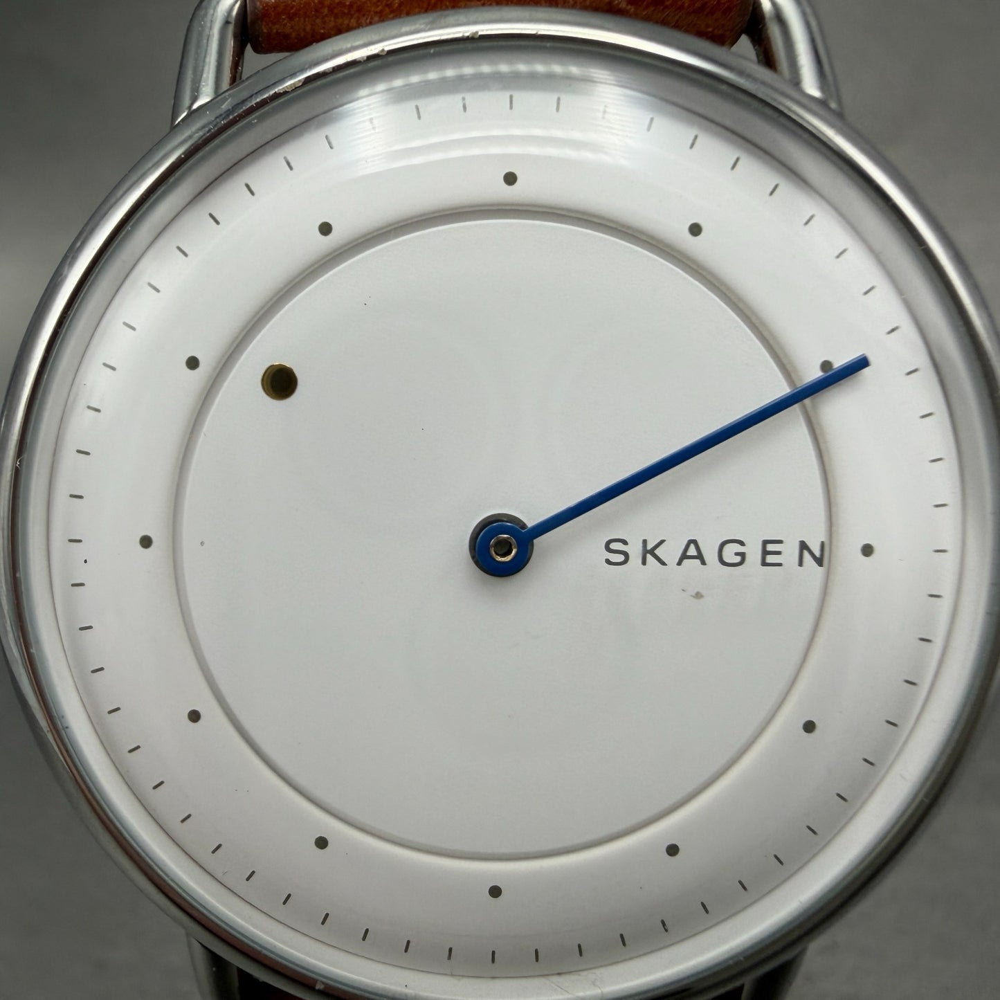 Skagen Horisont Watch Men 40mm White Dial Silver Tone SKW6487 New Battery1