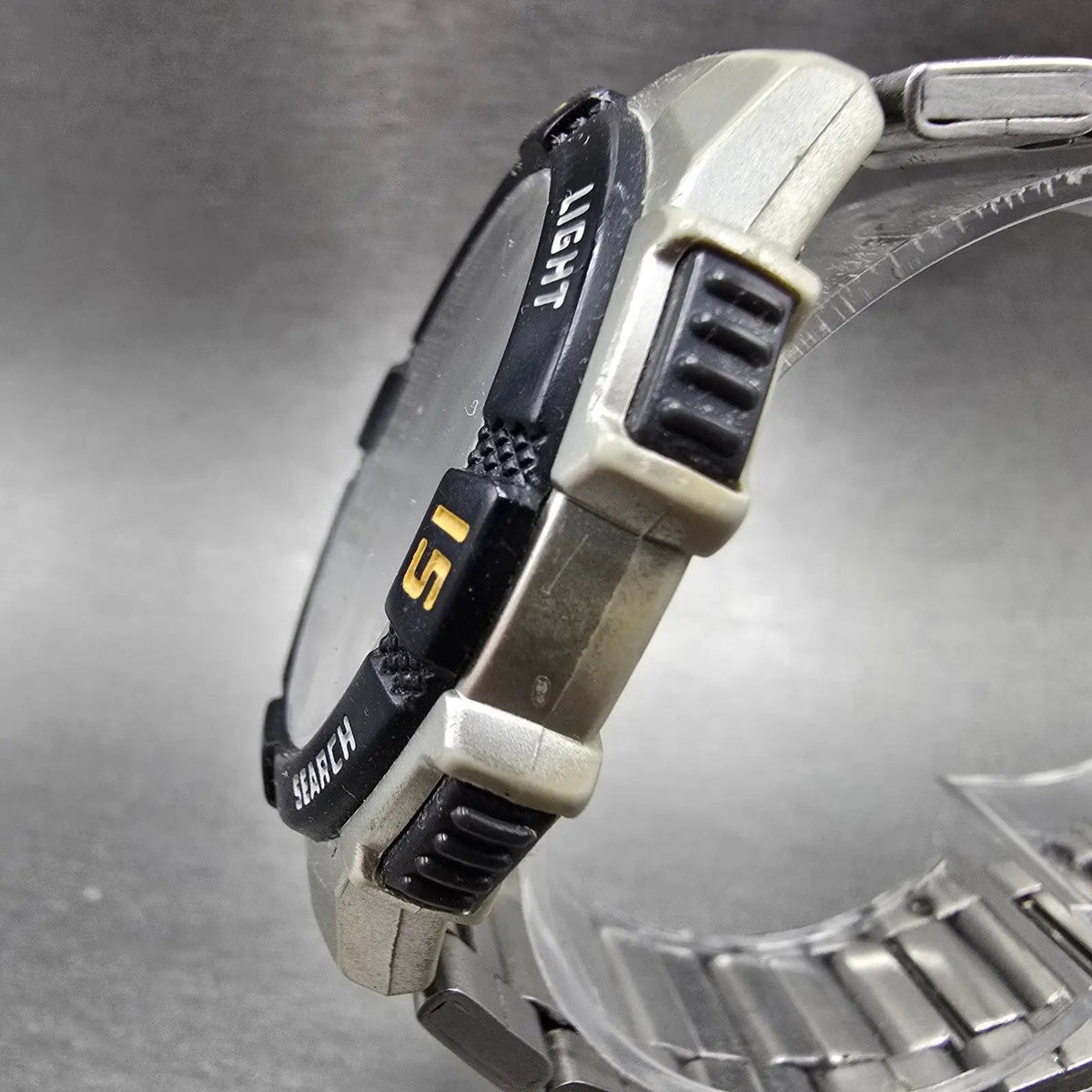 Casio AQ-S800W Watch Men 42mm Black Dial Silver Chronograph Alarm Solar Works2
