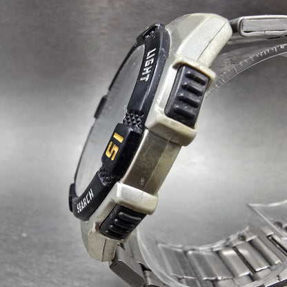Casio AQ-S800W Watch Men 42mm Black Dial Silver Chronograph Alarm Solar Works2