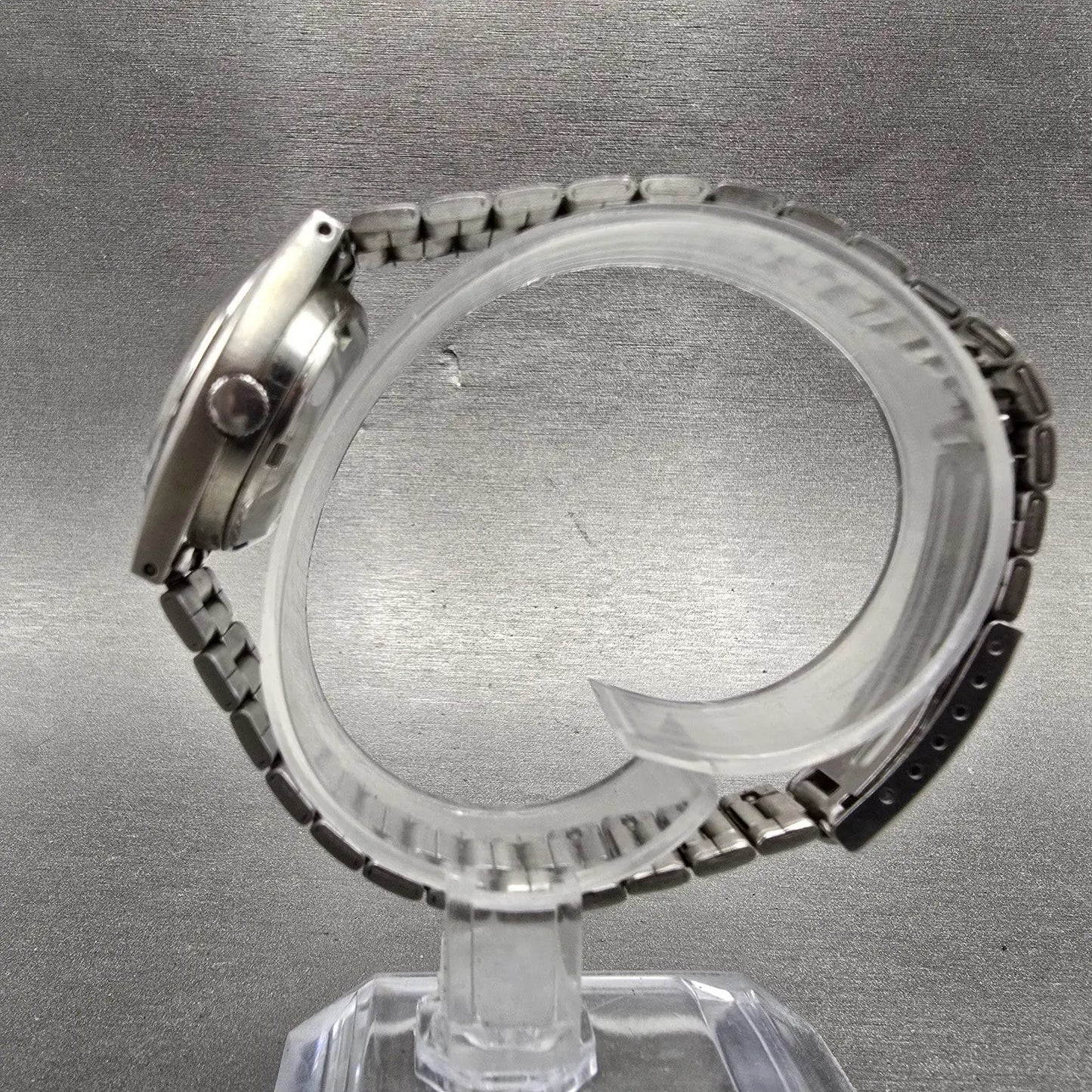 Seiko 5 Automatic Watch Women 25mm Silver Dial Silver Tone 4206-0410 New Battery6
