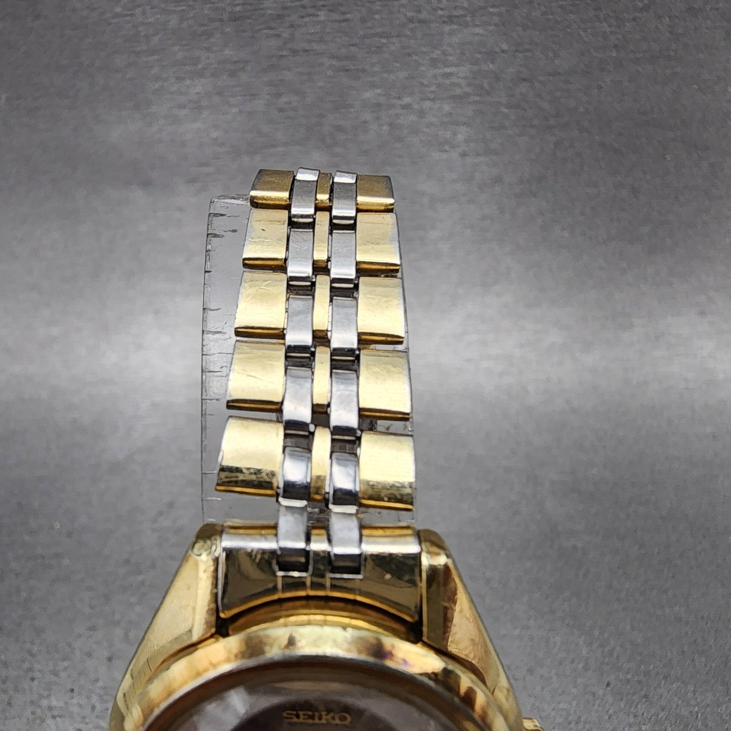 Seiko Automatic Watch Women 27mm Brown Dial Gold Plated Daydate Round READ!!!4