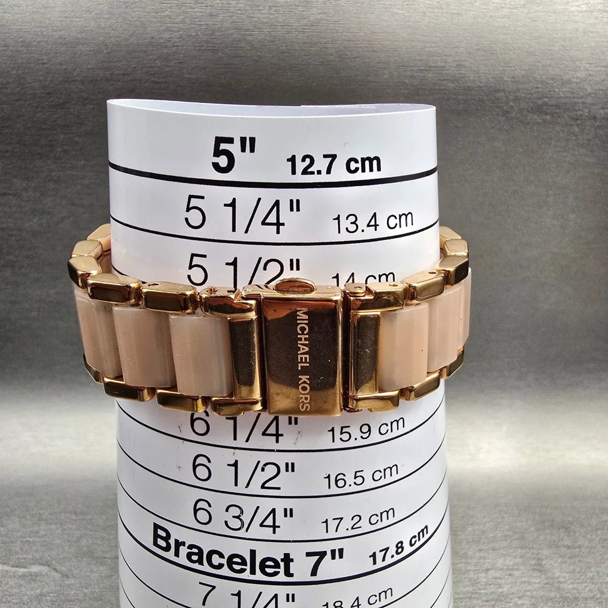 Michael Kors Parker Watch Women 39mm Rose Gold Gemmed Round MK6176 New Battery9