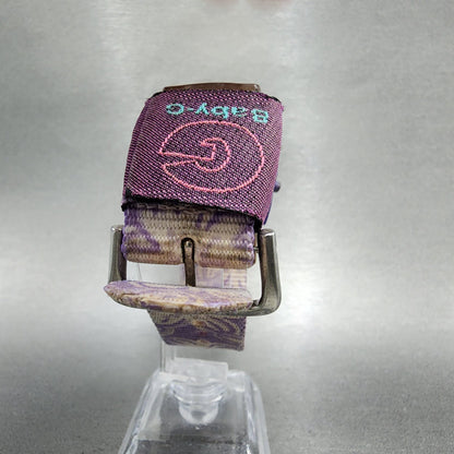 Casio BabyG BG110 Watch Women 34mm Digital Purple Tone Daydate Round New batt7