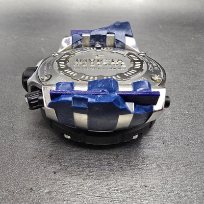 Invicta Reserve chronograph Dive Watch Men 51mm Blue Dial Steel 0906 New Battery8