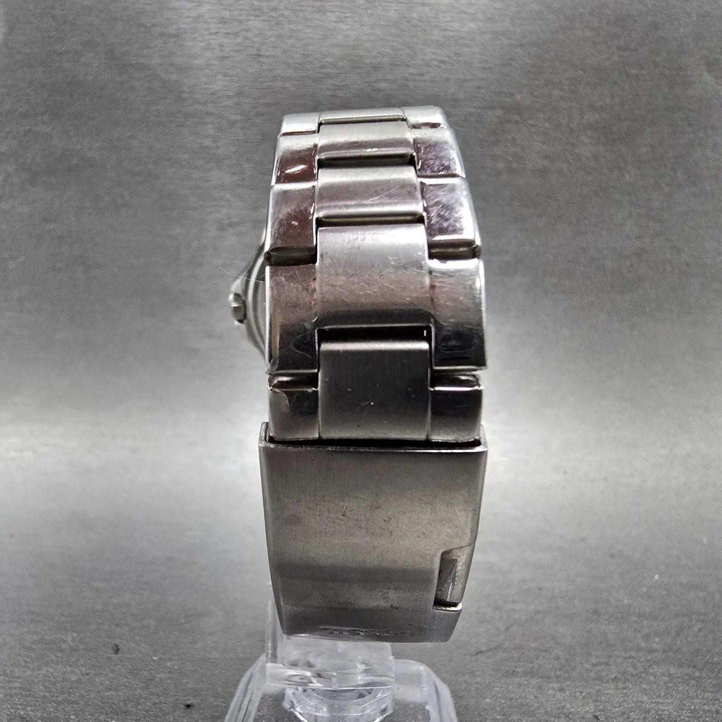 Fossil Watch Women 38mm Green Dial Silver Tone Daydate ES3766 New Battery7
