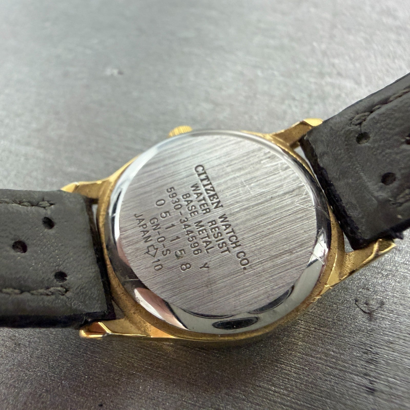 Citizen Junction Watch Women 21mm White Dial Gold Oval 5930-344596 New Battery9
