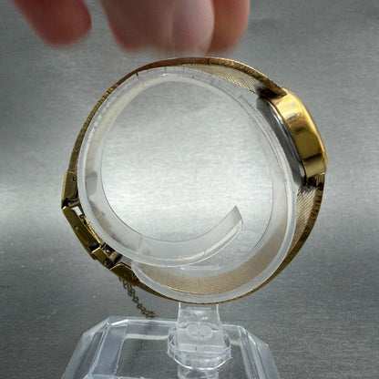 Seiko Watch Women 21mm Champagne Dial Gold Tone Round Manual 11-4670 Runs VTG8