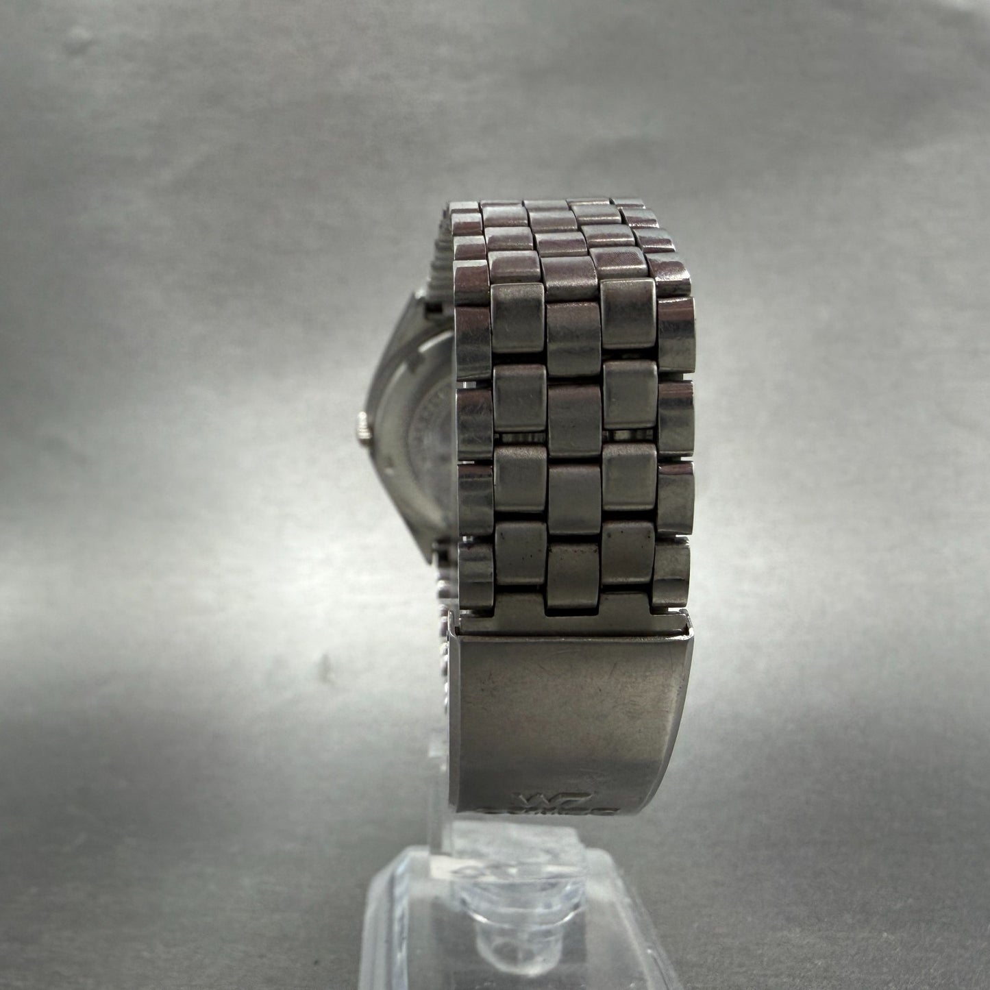 Seiko Lord Matic Watch Men 36mm Blue Dial Silver Tone Daydate 5606-7260 PARTS8