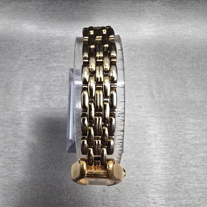 Seiko Watch Women 18mm White Dial Gold Tone Oval 1N01-5C19 New Battery Vintage J4