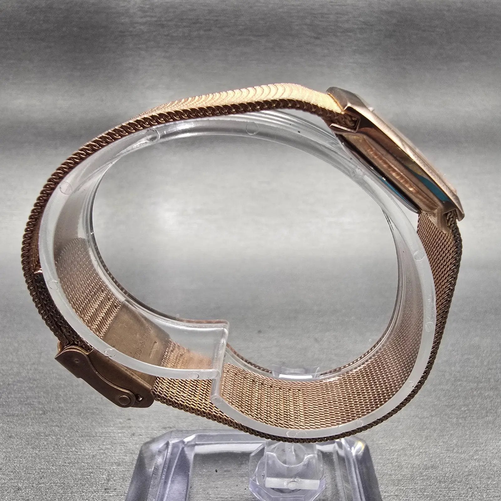 Skagen Denmark Watch Women 21mm MOP Dial Rose Gold Rectangle 380XSRR New Battery8