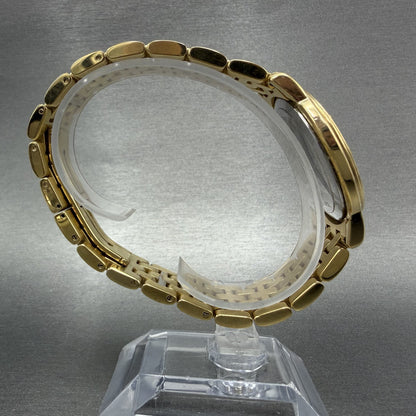 Raymond Weil Tango Watch Men 36mm Cream Dial Gold Plated Date New Battery 55607