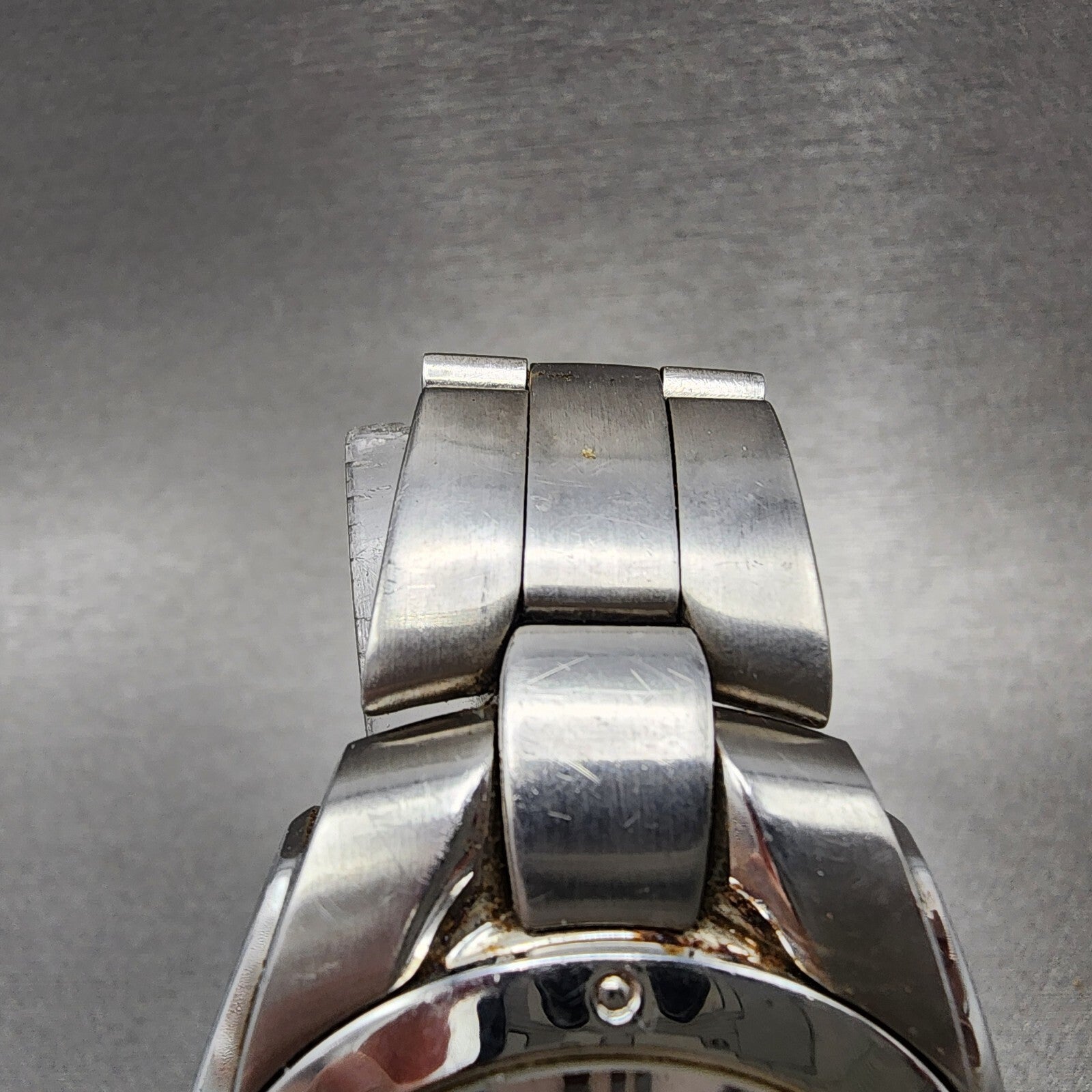 Seiko Perpetual Calendar Watch Men 39mm White Dial Silver Tone 8f320010 PARTS5