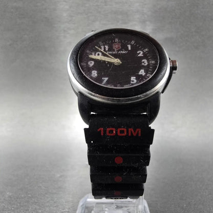 Victorinox Swiss Army Original Sai Watch Women 28mm Black Dial Silver PARTS6