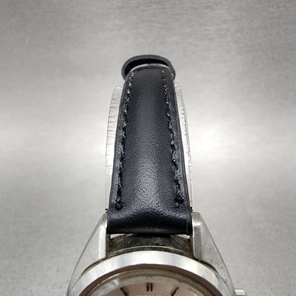 Seiko Automatic Watch Women 27mm Silver Dial Silver Tone Daydate Round Runs VTG4