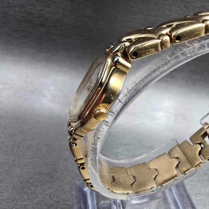 Citizen Watch Women 17mm MOP Dial Gold Tone Rectangle 3220-326130 New Battery KP2