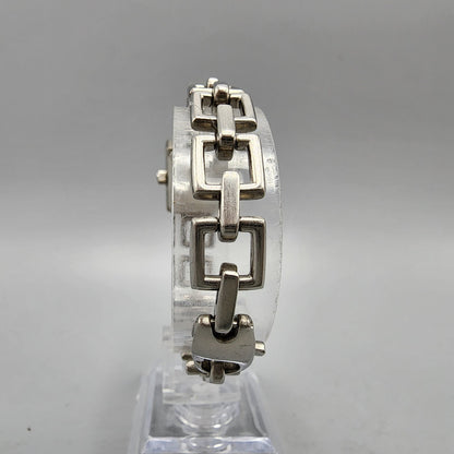 Nixon The Charm Watch Women 19mm Black Dial Silver Tone Square New Battery
