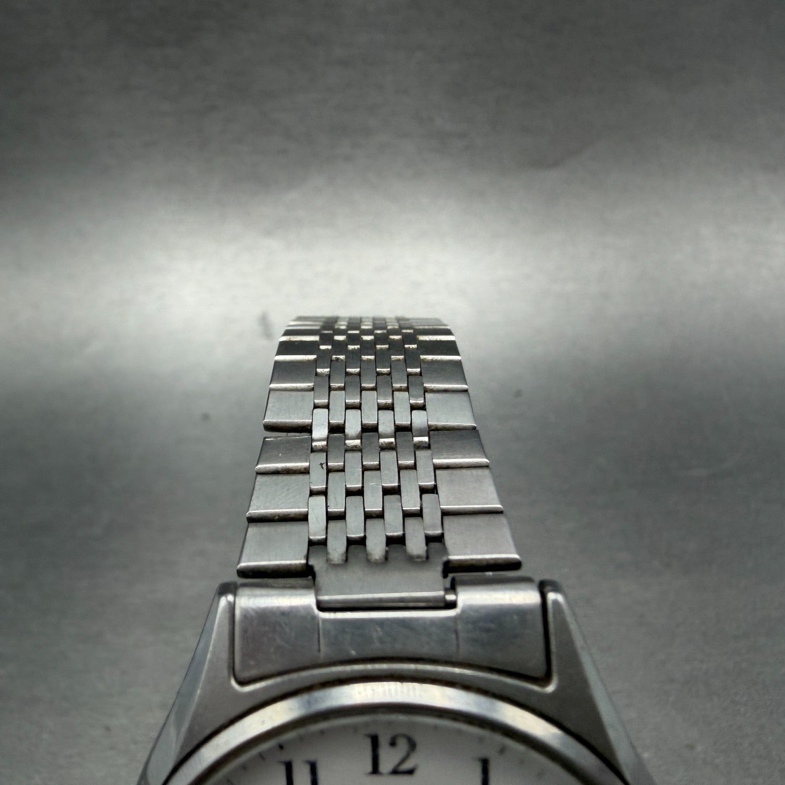 Citizen Watch Men 35mm White Dial Silver Tone Daydate Round 5500-F50131 New Batt4