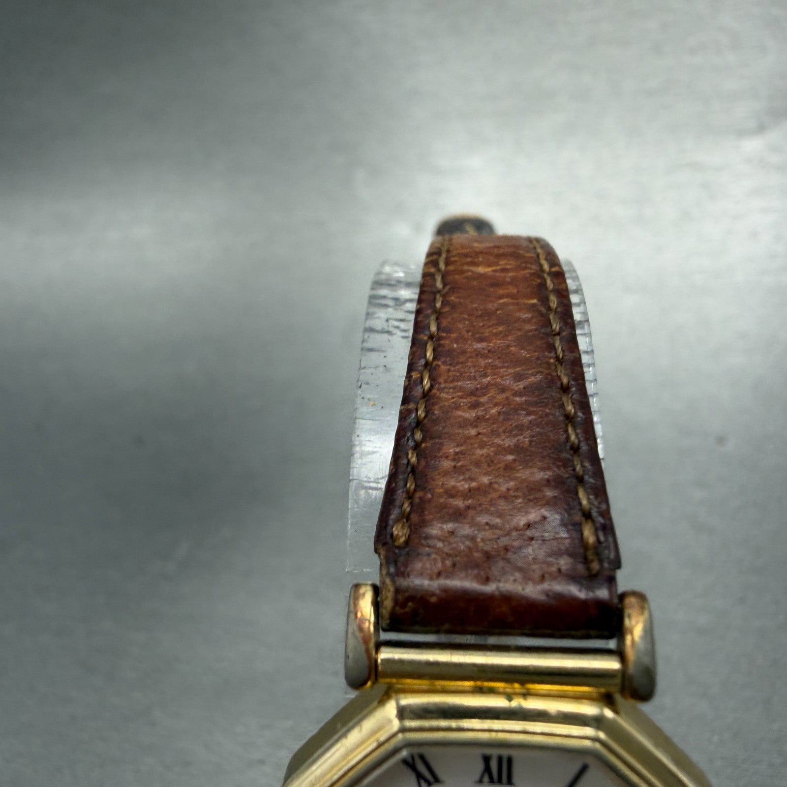 Citizen Club Lamer Watch Women 23mm White Dial Gold Tone Octagon New Battery VTG4