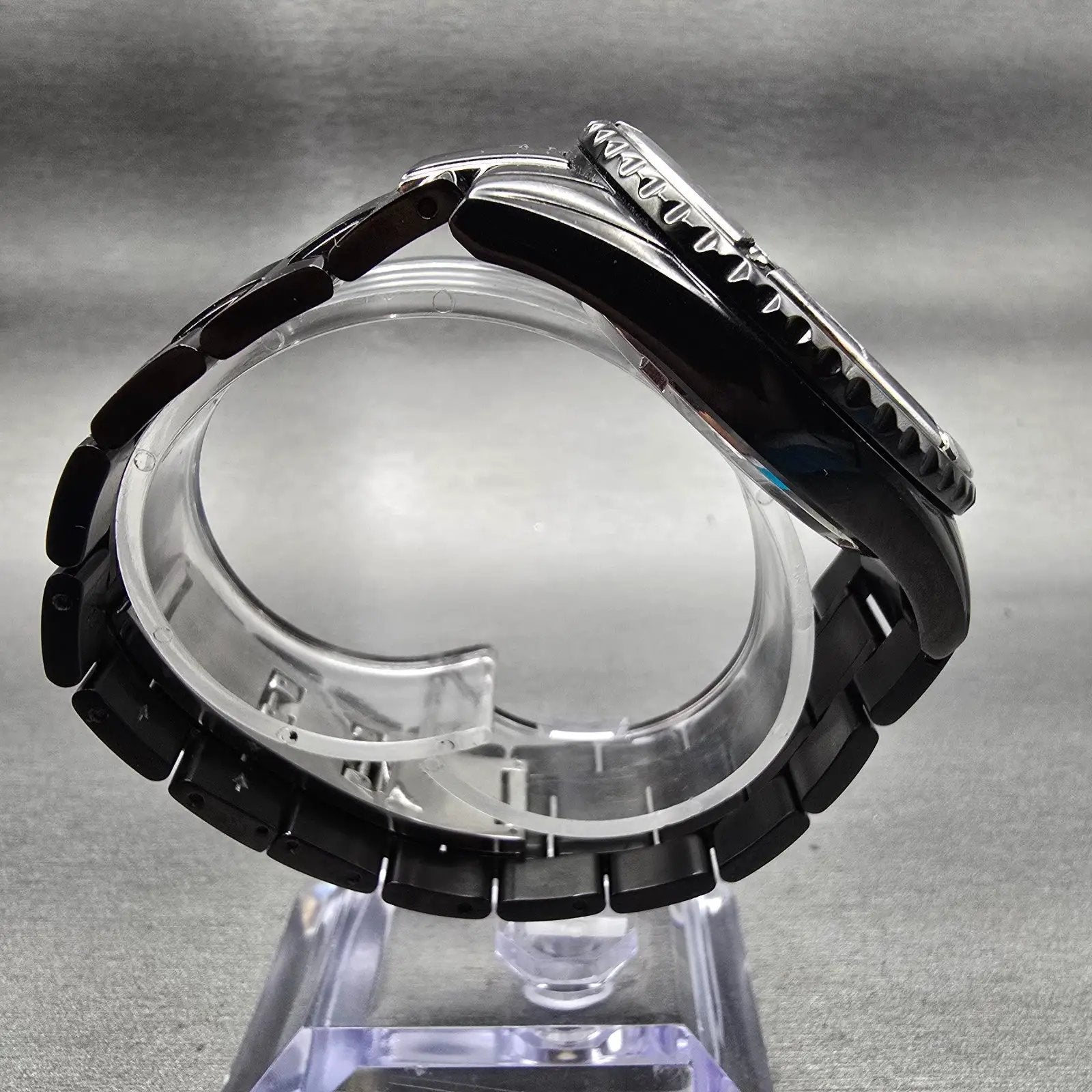 Bulova Marine Star Watch Men 42mm MOP Dial Black Tone Date 98D107 New Battery8