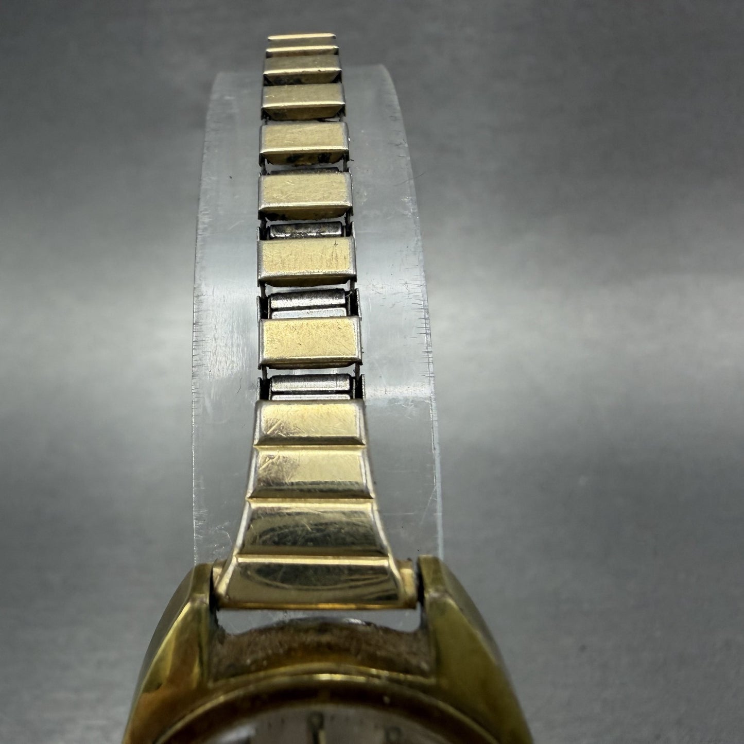 Tissot Seastar Automatic Watch Women 23mm Silver Dial Gold Tone Date PARTS READ!4