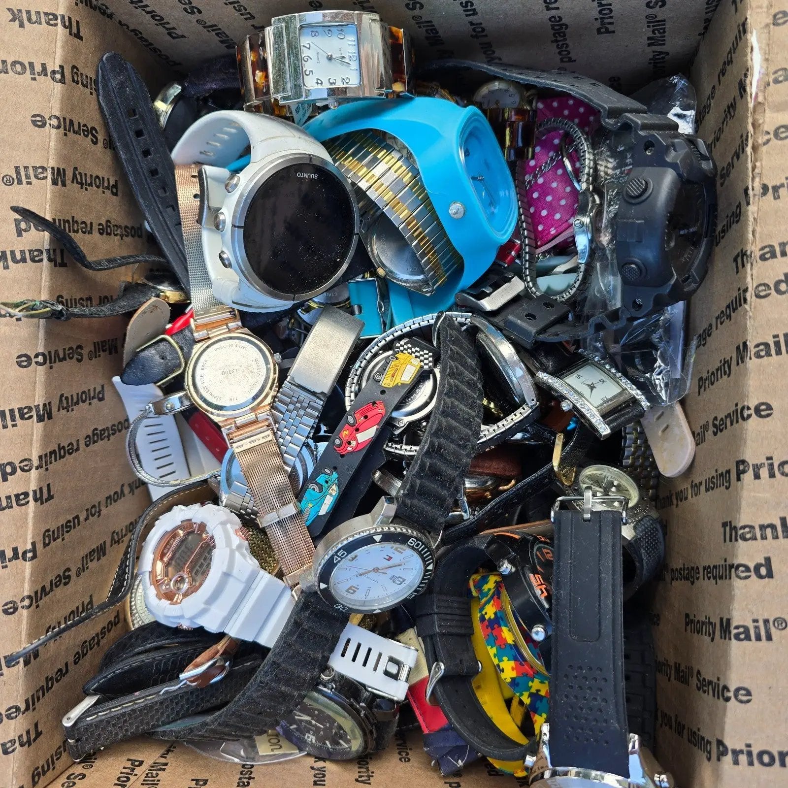 Watch Lot Men Women Invicta Casio Guess Fossil Wenger 15.8 LB VTG Modern PARTS4